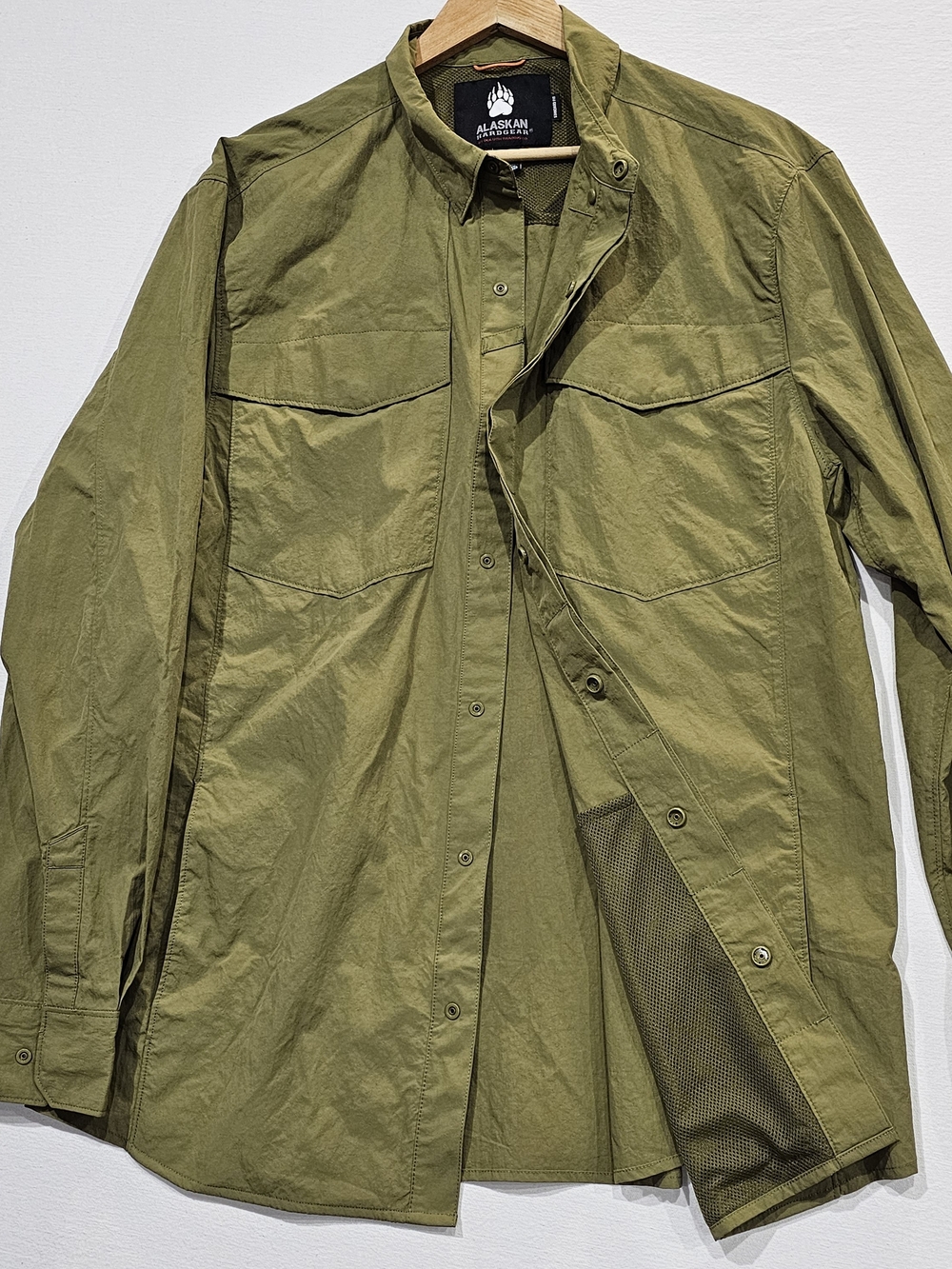 Duluth Trading Alaskan Hardgear Recycled Galebreak Field Overshirt L